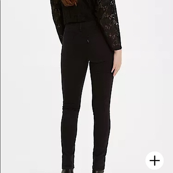 Levi’s 510 Jean’s black Sz 26x26 women’s mid-rise ankle crop skinny jeans NWT - Picture 7 of 16